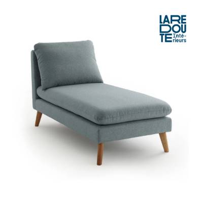 Kesju méridienne modulable tissu texturé bleu grisé