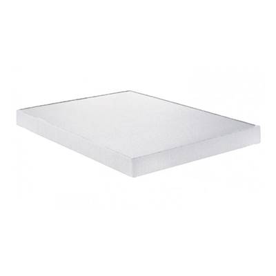 Traditional sommier tapissier blanc 90x190 H20