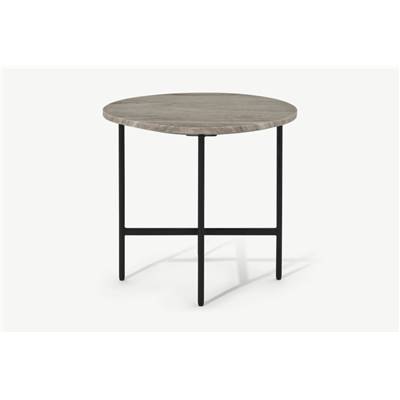 Tiziana table d'appoint marbre caramel