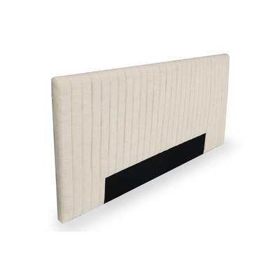Origamy tête de lit tissu crème vanille
