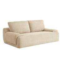 Mika canapé 3 places en tissu tweed beige dune