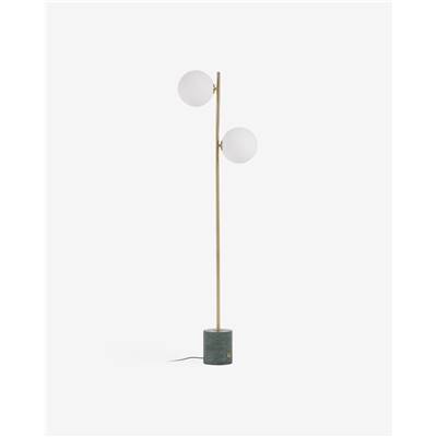 Barl lampadaire en marbre avec finition verte