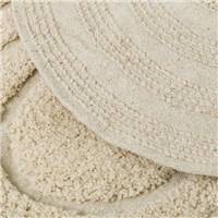 Tritap Tapis de bain ovale beige 60x40cm