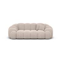 Dolban canapé 2 places en tissu texturé beige