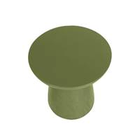 Lanister table d'appoint fibre de verre kaki glossy H44cm