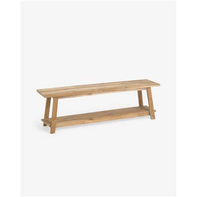 Mara banc en bois massif de teck recyclé L150