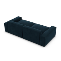 Stacele canapé 3 places en velours bleu pétrole