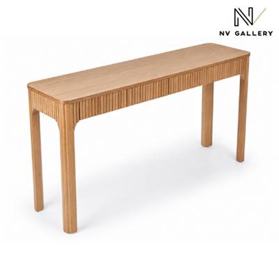 Rivelle console en bois de chêne naturel L135cm
