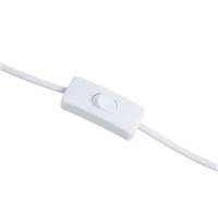 Oliag lampe de table style champignon beige et abat-jour éventail H39cm