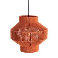 Razzo suspension en corde de papier orange style lampion H28,5cm