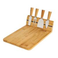 Imbala planche  dcouper avec ustensiles en bambou