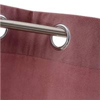 Burn rideau en polyester bordeaux 140x260cm