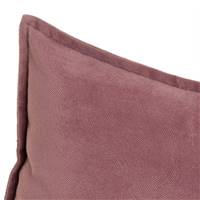 Burn coussin en polyester mauve 45x45cm