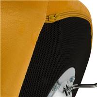Palerme chaise de bar réglable en velours jaune