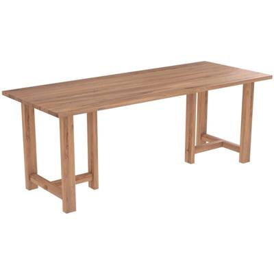 Deyan table à manger 200cm en bois de teck recyclé 8 personnes