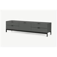 Marcell grand meuble TV gris anthracite