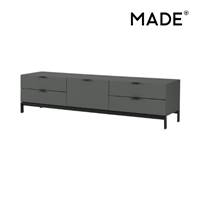 Marcell grand meuble TV gris anthracite