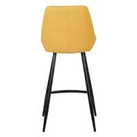 Bari chaise ilôt central tissu jaune H67