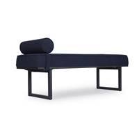 Claro banc bouclé bleu nuit et noir