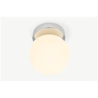 Apollo applique murale LED simple chromé et verre dépoli