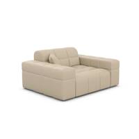 Lomob fauteuil 1 place en similicuir beige