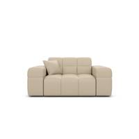 Lomob fauteuil 1 place en similicuir beige