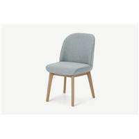 Erdee chaise tissé gris bleu