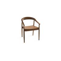 Blag chaise avec accoudoirs noyer