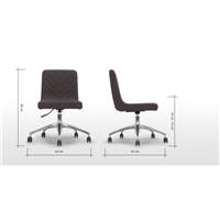 Lex chaise de bureau gris plomb