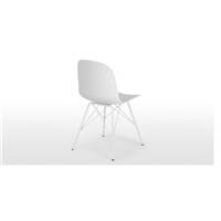 Mavis chaise plastique blanc