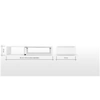 Bramante table basse extensible blanc