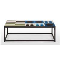 Vitti table basse carreaux multicolore