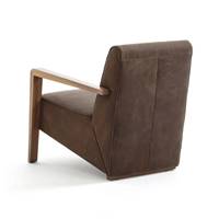 Sanami fauteuil cuir café