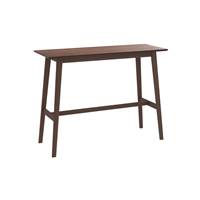 Merida table de bar rectangulaire en bois foncé H91,5