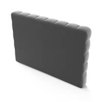 Rediame tête de lit 200cm en velours gris foncé