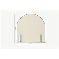 Fresia tête de lit blanche 172x151