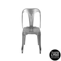 Indus chaise métal grise