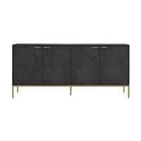 Aya buffet 4 portes artdoise et pieds laiton