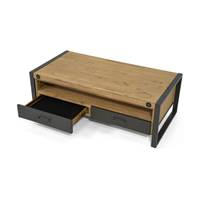 Kiko table basse acacia et métal