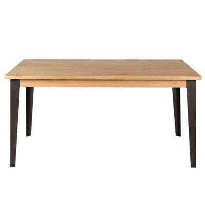 Manhattan table à manger rectangulaire chêne et métal L160