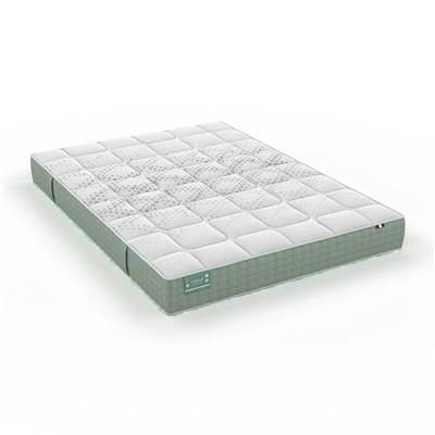 Adovli matelas 160x200 dos sensible ferme 672 ressorts ensachés vert