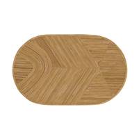 Esther table basse ovale en rotin naturel