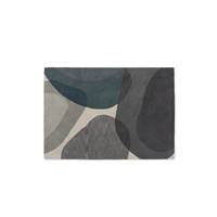 Holt tapis gris et bleu canard 160x230
