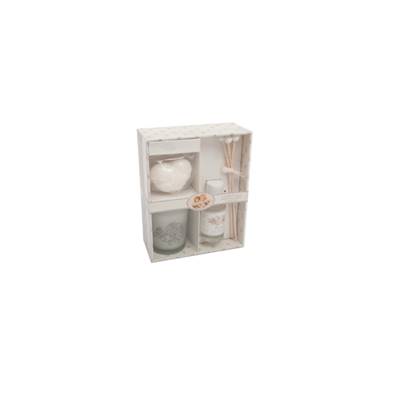 Coffret 3 pièces diffuseur 30ml-bougie-savon 45grs