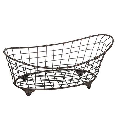 Panière baignoire fil de fer