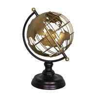 Globe couleur noir et or PM
