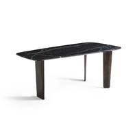 Midtown table  manger marbre noir