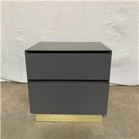 Elsdon table de chevet grise