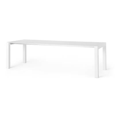 Bramante table extensible 6 à 12 personnes blanc
