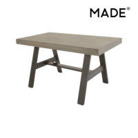 Edson table à manger ciment et métal